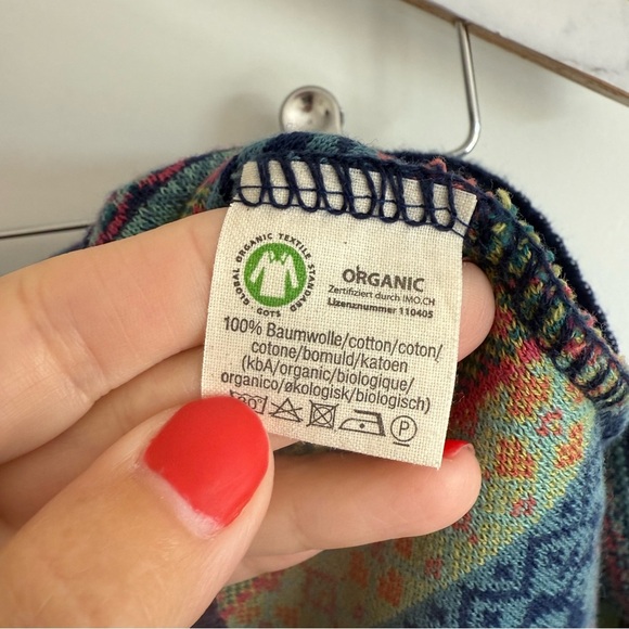 DUNQUE By Schweikardt Moden Multicolor Knit Cotton Skirt Womens XS Germany - Picture 6 of 7